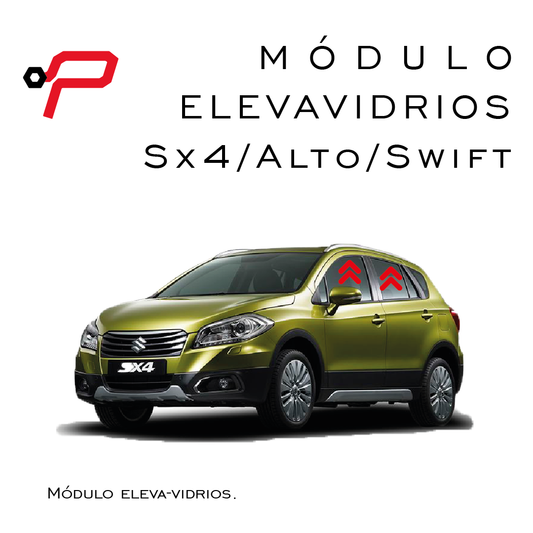 Módulo Elevavidrios para Suzuki Sx4, Alto y Swift