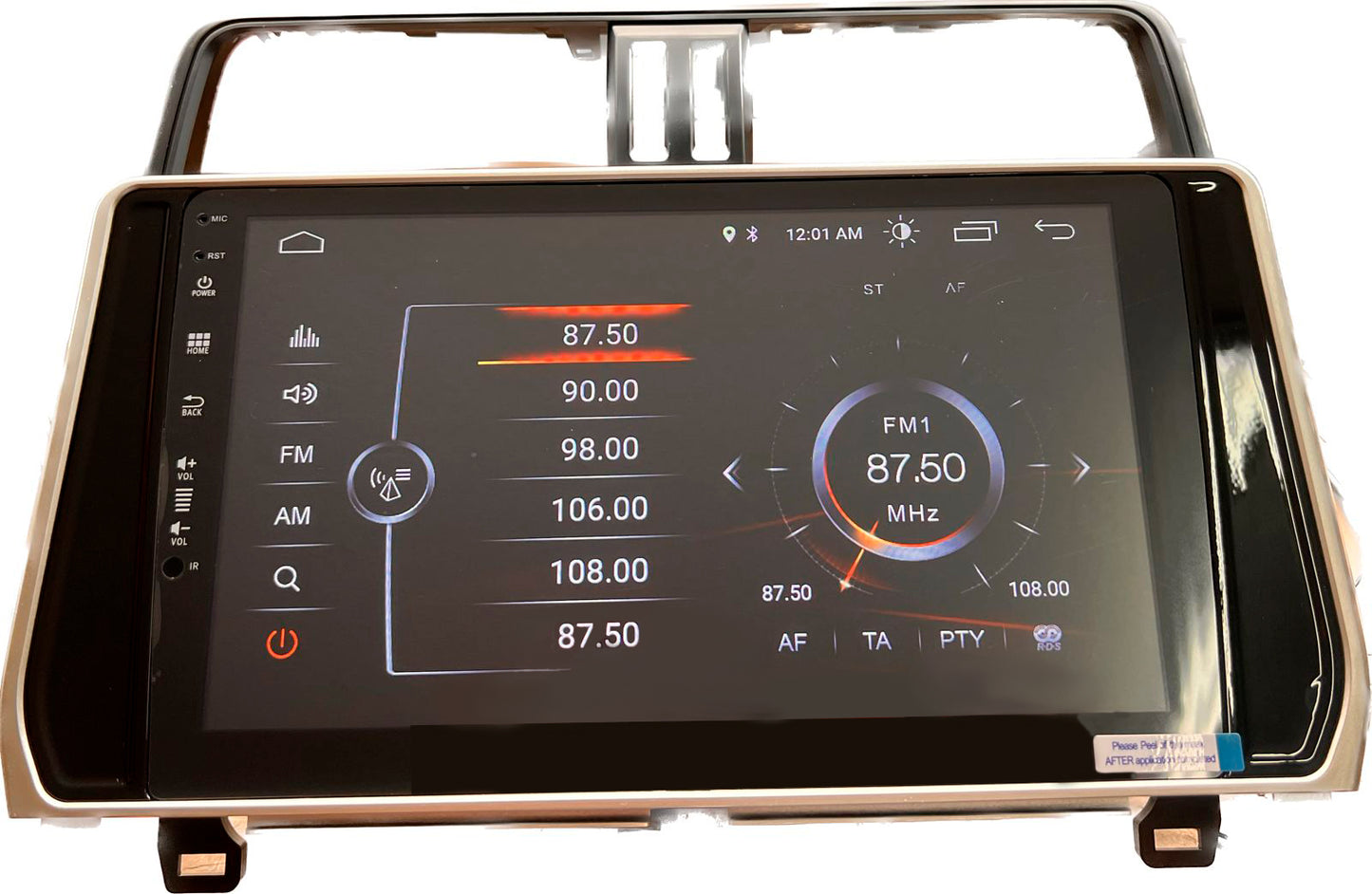 Radio android con Pantalla 10" para Toyota Prado 2017 - 2021