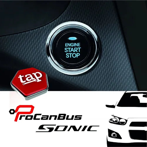 Encendido electronico con boton push start pro can bus para chevrolet sonic