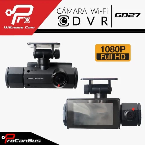 Camara DVR o dash cam para carros, distribuida por tus autopartes