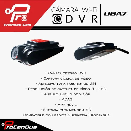 Camara DVR o dash cam para carros, distribuida por tus autopartes