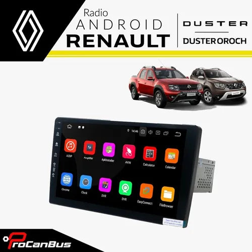 Radio con carcasa original android de pantalla para Renault duster oroch con android auto y apple car play en tus autopartes tenemos los mejores accesorios para carros y camioneta