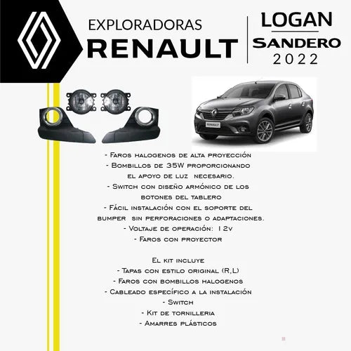 Exploradoras para Renault sandero o logan originales de tus auto partes y can bus tenemos diversos accesorios para carros y todo tipo de vehículos