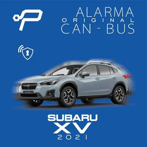 Alarma can bus para Subaru XV con modulo eleva vidrios y cierre de espejos