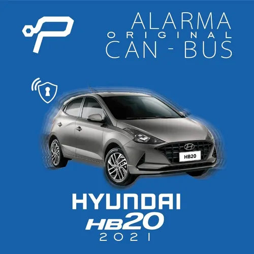 Alarma para carro can bus creada por tus autopartes para hyundai HB20 con modulo eleva vidrios y sensor de shock