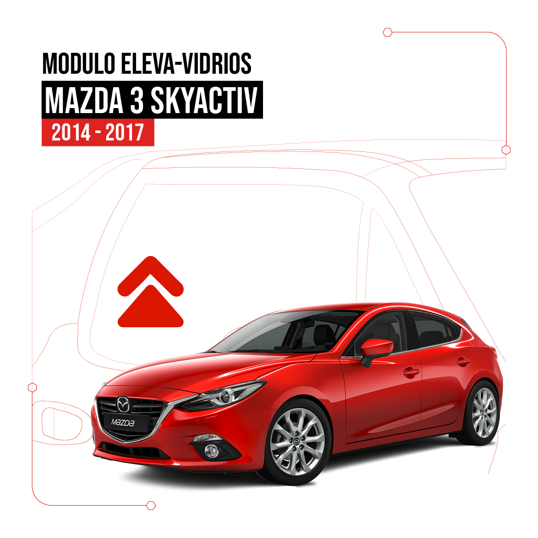 Modulo Elevavidrios Mazda 3 Skyactive 2014 - 2017