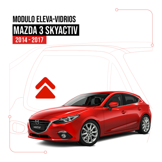 Modulo Elevavidrios Mazda 3 Skyactive 2014 - 2017