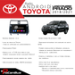 Radio con carcasa original android de pantalla para Toyota prado landcruiser con android auto y apple car play en tus autopartes tenemos los mejores accesorios para carros y camioneta