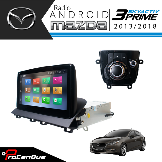 Radio con carcasa original android de pantalla para Mazda 3 Skyactive con android auto y apple car play en tus autopartes tenemos los mejores accesorios para carros y camioneta