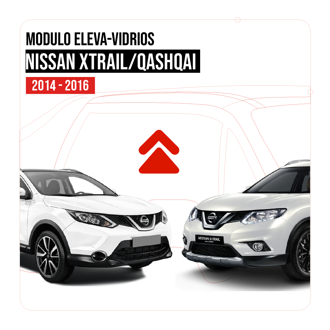 Modulo Elevavidrios Para Nissan Xtrail - Qashqai 2014 - 2016